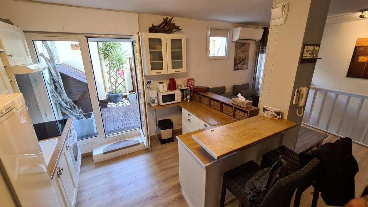 Appartement Atypique En Duplex 팔라바 레 플로 외부 사진
